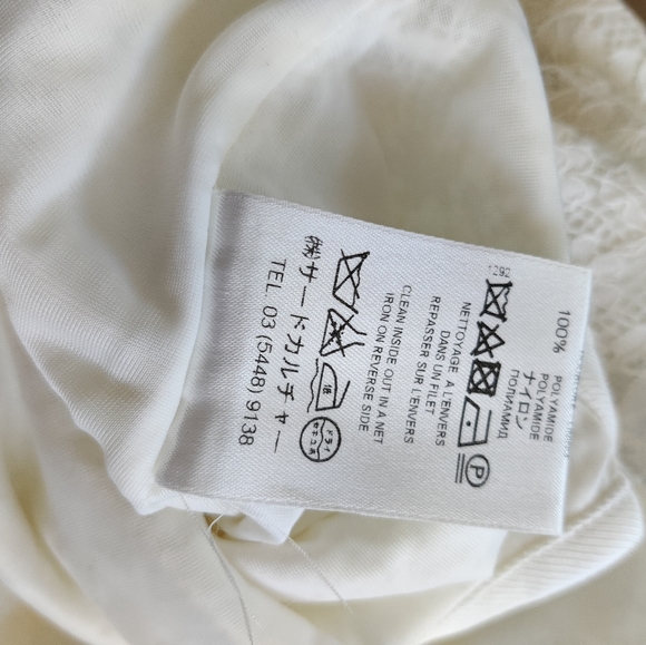 ❤️SOLD❤️Givenchy White Lace Cami gown - Picture 15 of 16